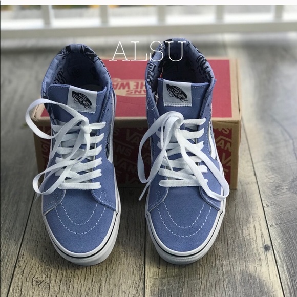 NWT VANS SK8-HI Logo Mix Lavender WMNS AUTHENTIC - Picture 3 of 7